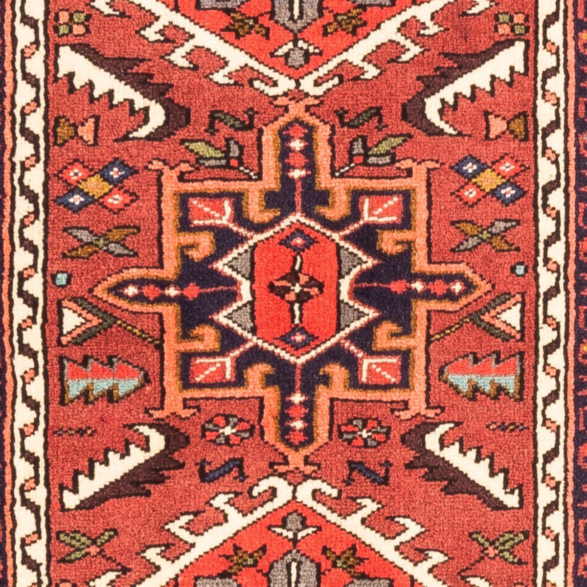 Alfombra de pasillo Alfombra persa - Nómada - 288 x 66 cm - rojo