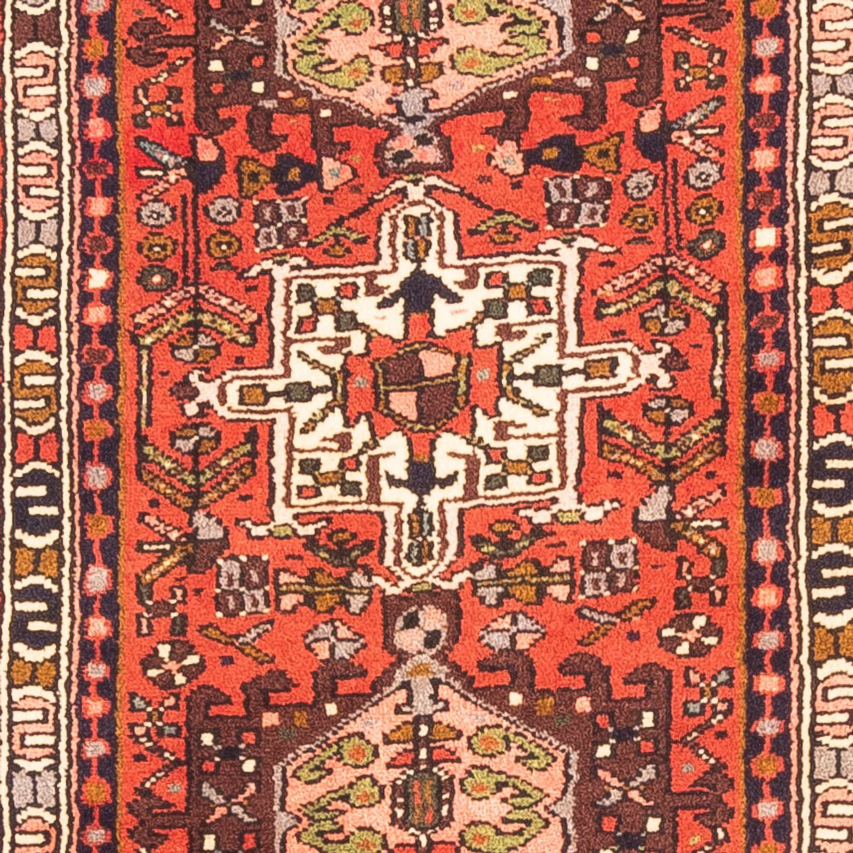 Alfombra de pasillo Alfombra persa - Nómada - 291 x 72 cm - rojo