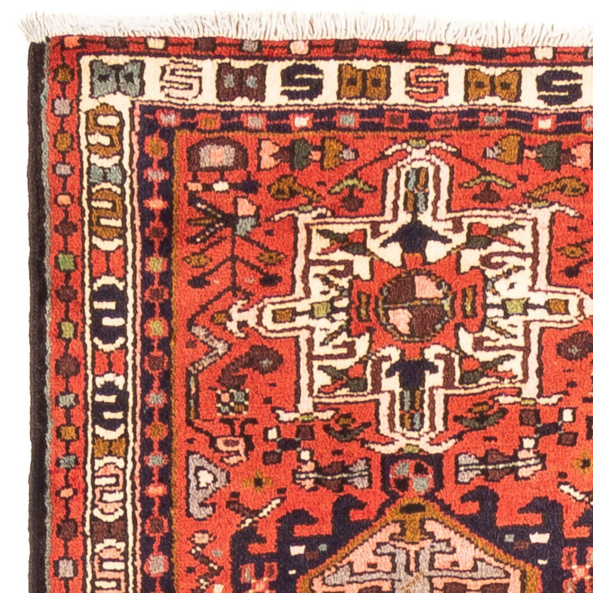 Alfombra de pasillo Alfombra persa - Nómada - 291 x 72 cm - rojo