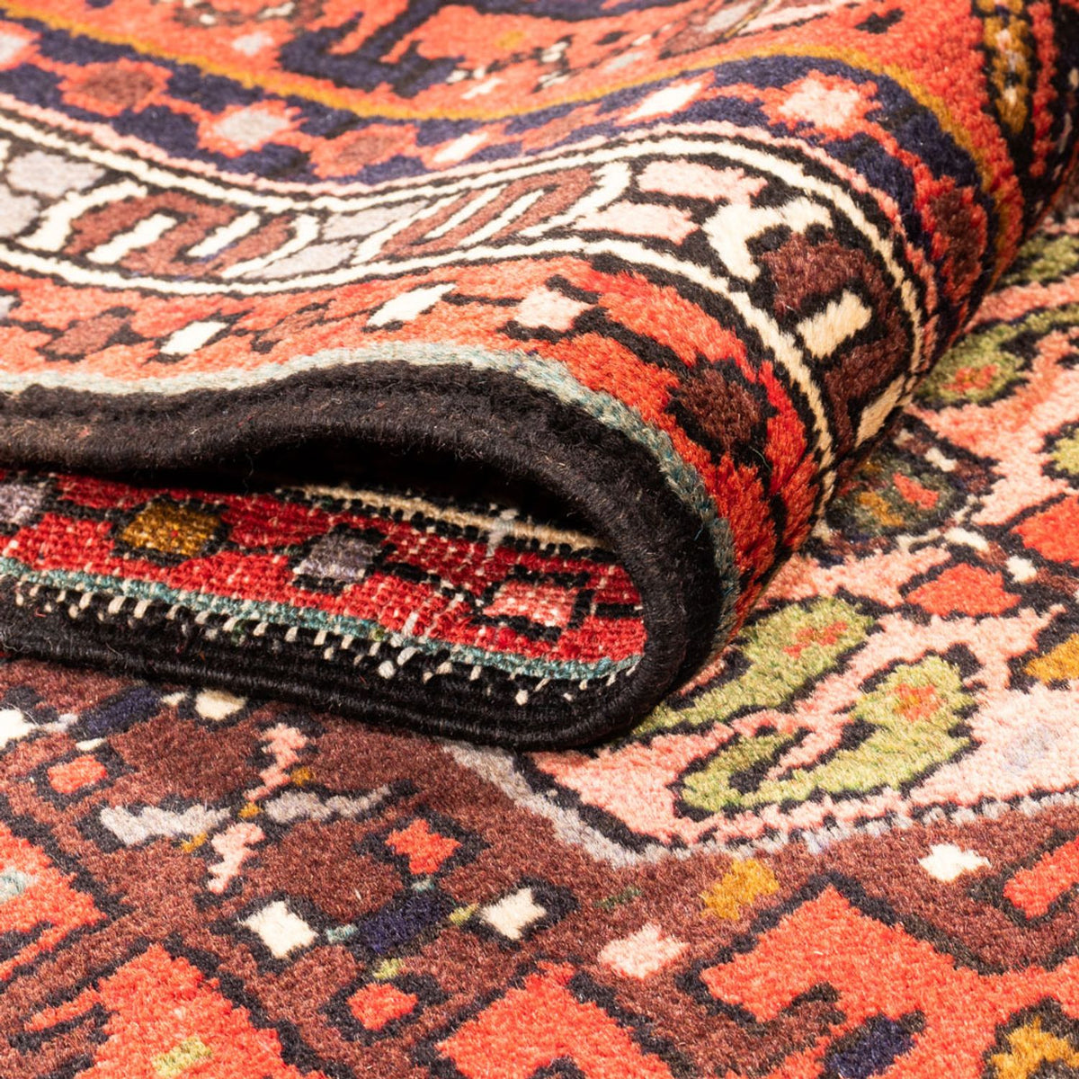 Alfombra de pasillo Alfombra persa - Nómada - 291 x 72 cm - rojo