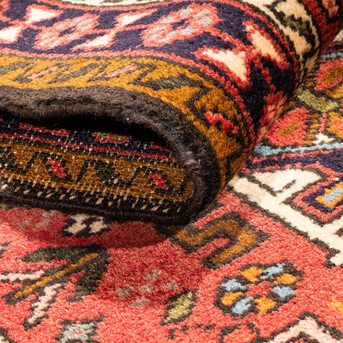 Alfombra de pasillo Alfombra persa - Nómada - 285 x 72 cm - rojo