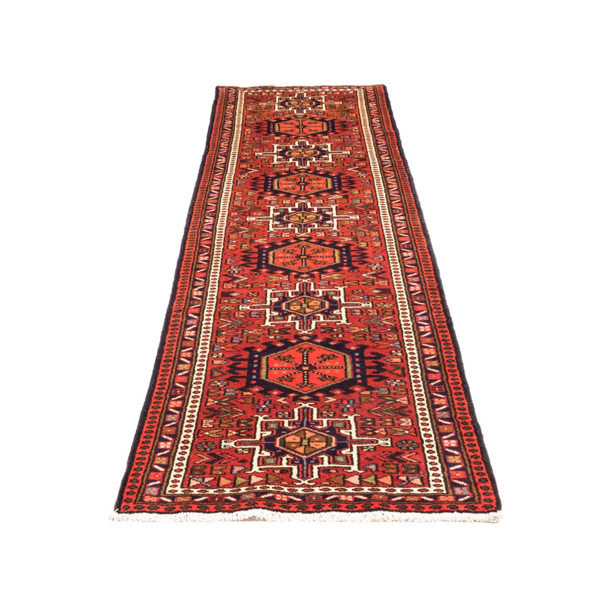 Alfombra de pasillo Alfombra persa - Nómada - 286 x 70 cm - rojo