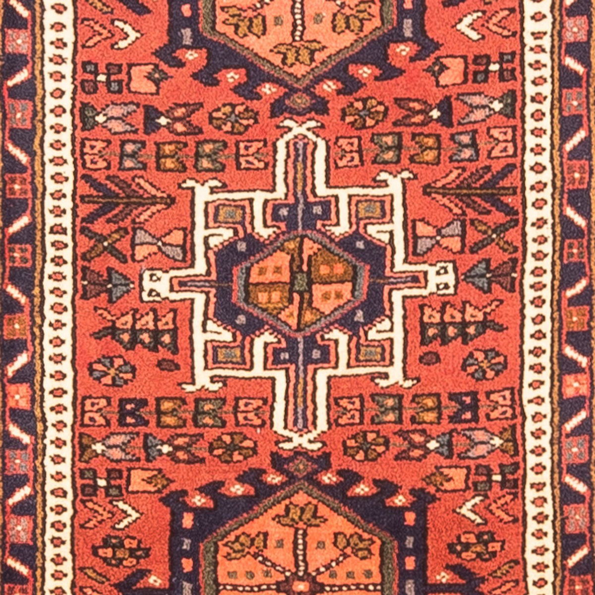 Alfombra de pasillo Alfombra persa - Nómada - 313 x 73 cm - rojo