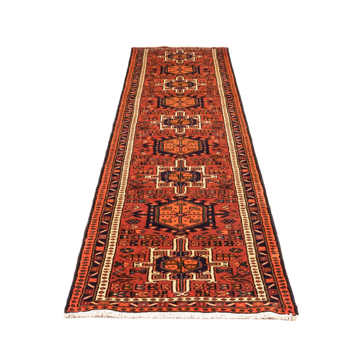 Alfombra de pasillo Alfombra persa - Nómada - 313 x 73 cm - rojo