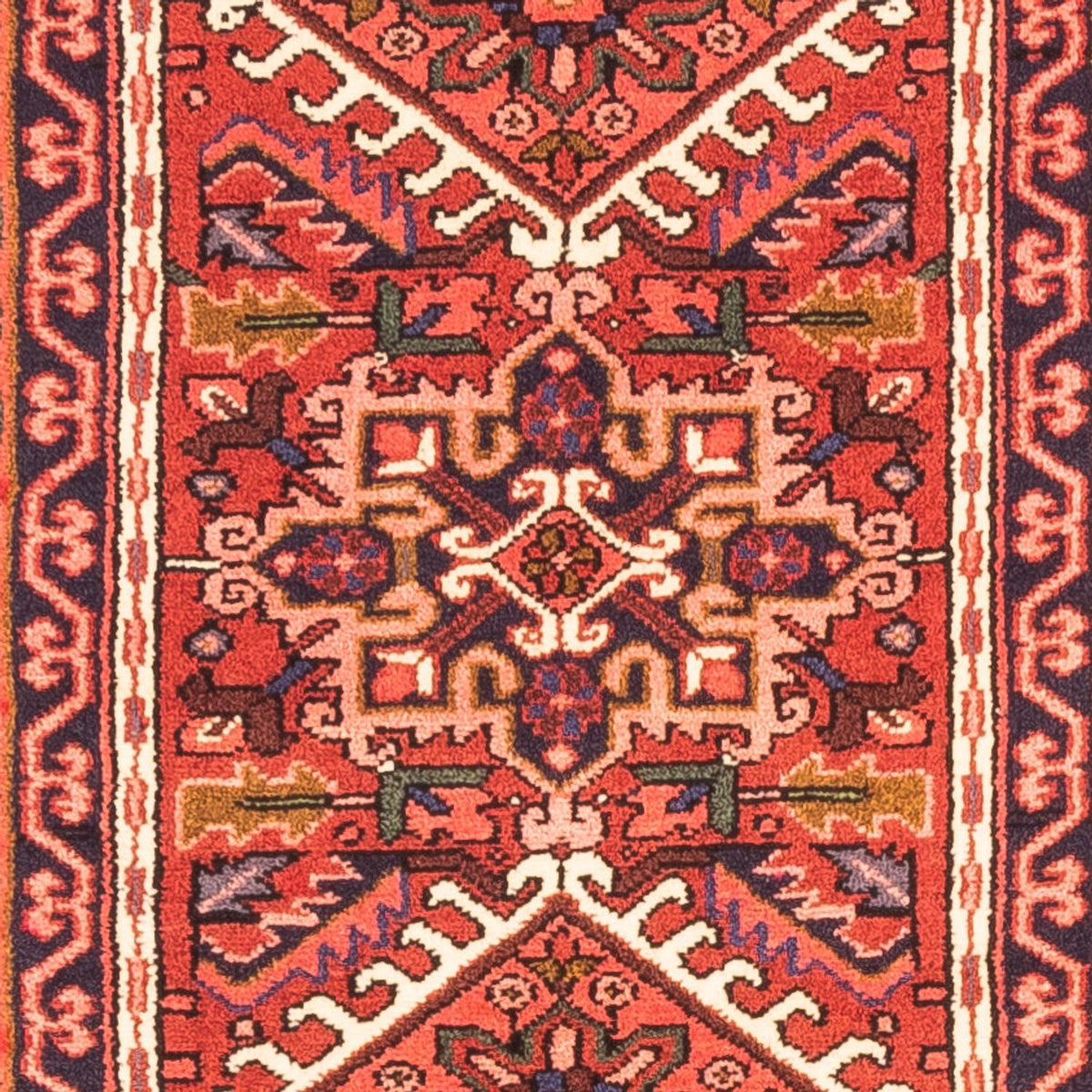 Alfombra de pasillo Alfombra persa - Nómada - 285 x 65 cm - rojo