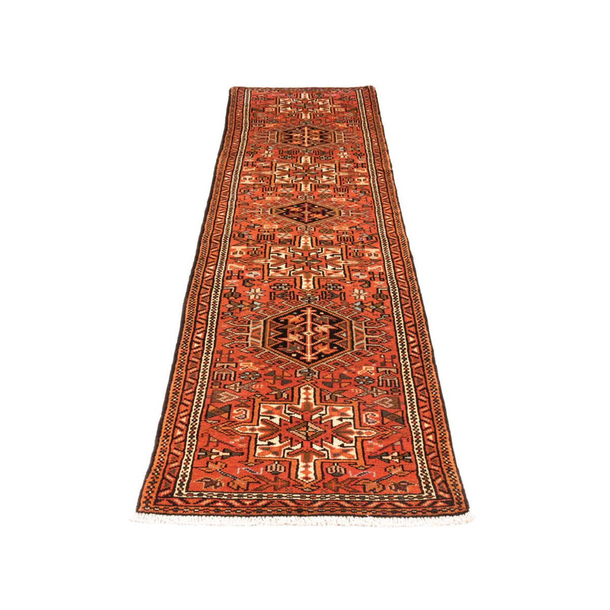 Alfombra de pasillo Alfombra persa - Nómada - 294 x 66 cm - rojo