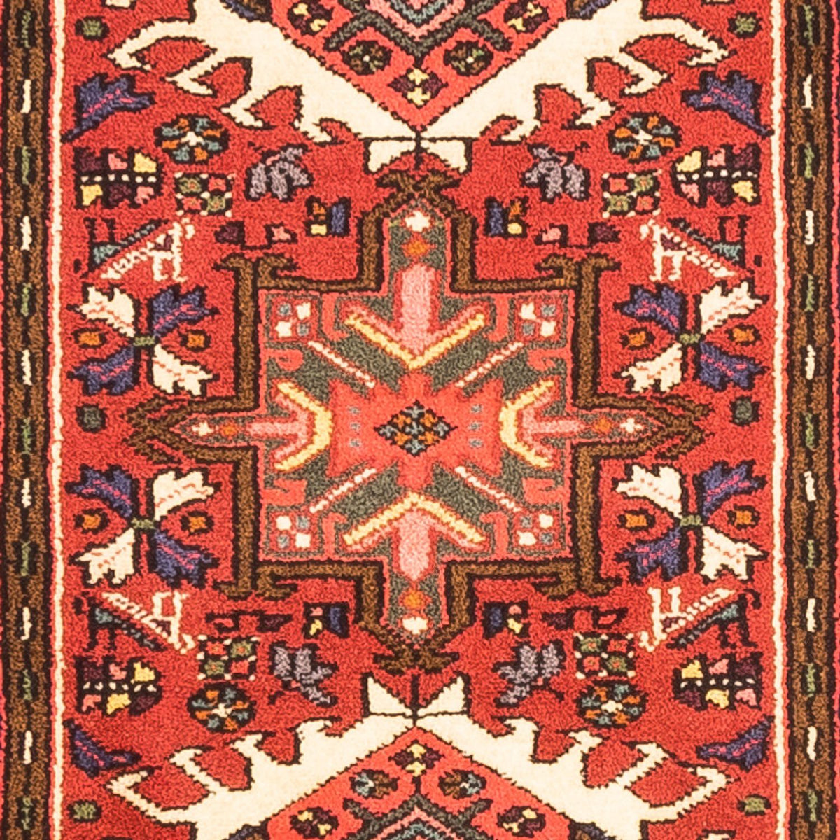 Alfombra de pasillo Alfombra persa - Nómada - 278 x 67 cm - rojo