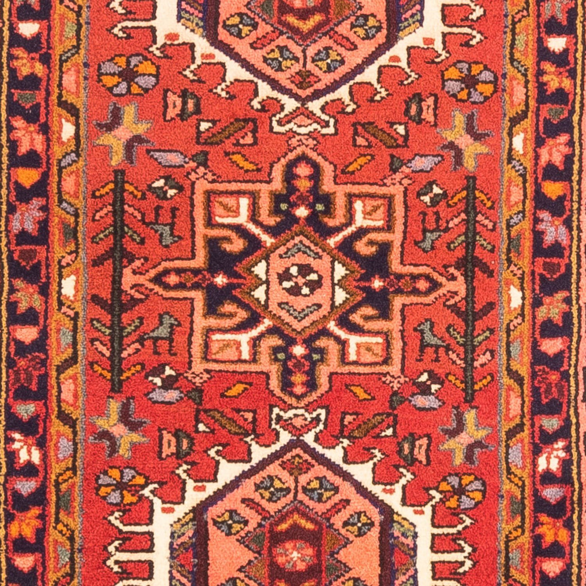 Alfombra de pasillo Alfombra persa - Nómada - 301 x 68 cm - rojo