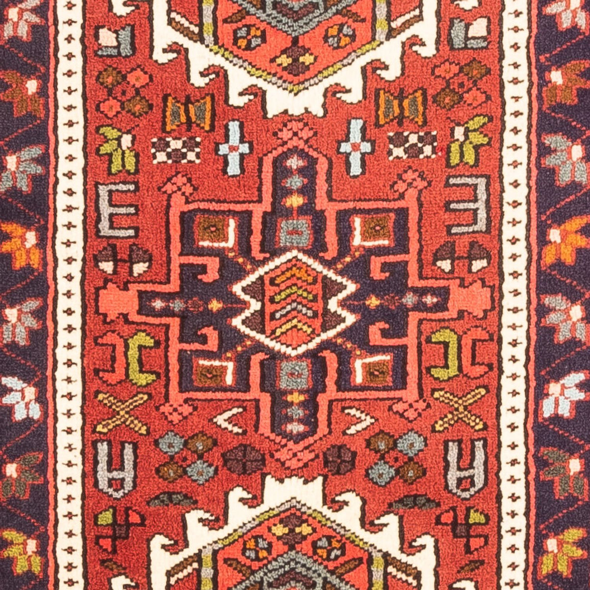 Alfombra de pasillo Alfombra persa - Nómada - 286 x 70 cm - rojo