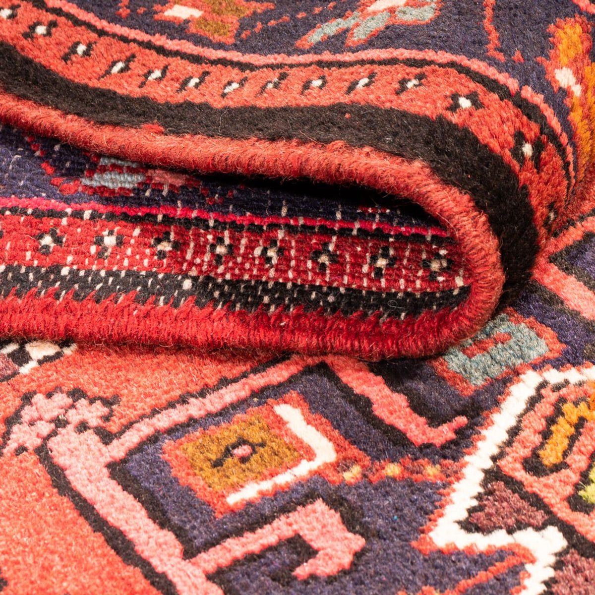 Alfombra de pasillo Alfombra persa - Nómada - 286 x 70 cm - rojo