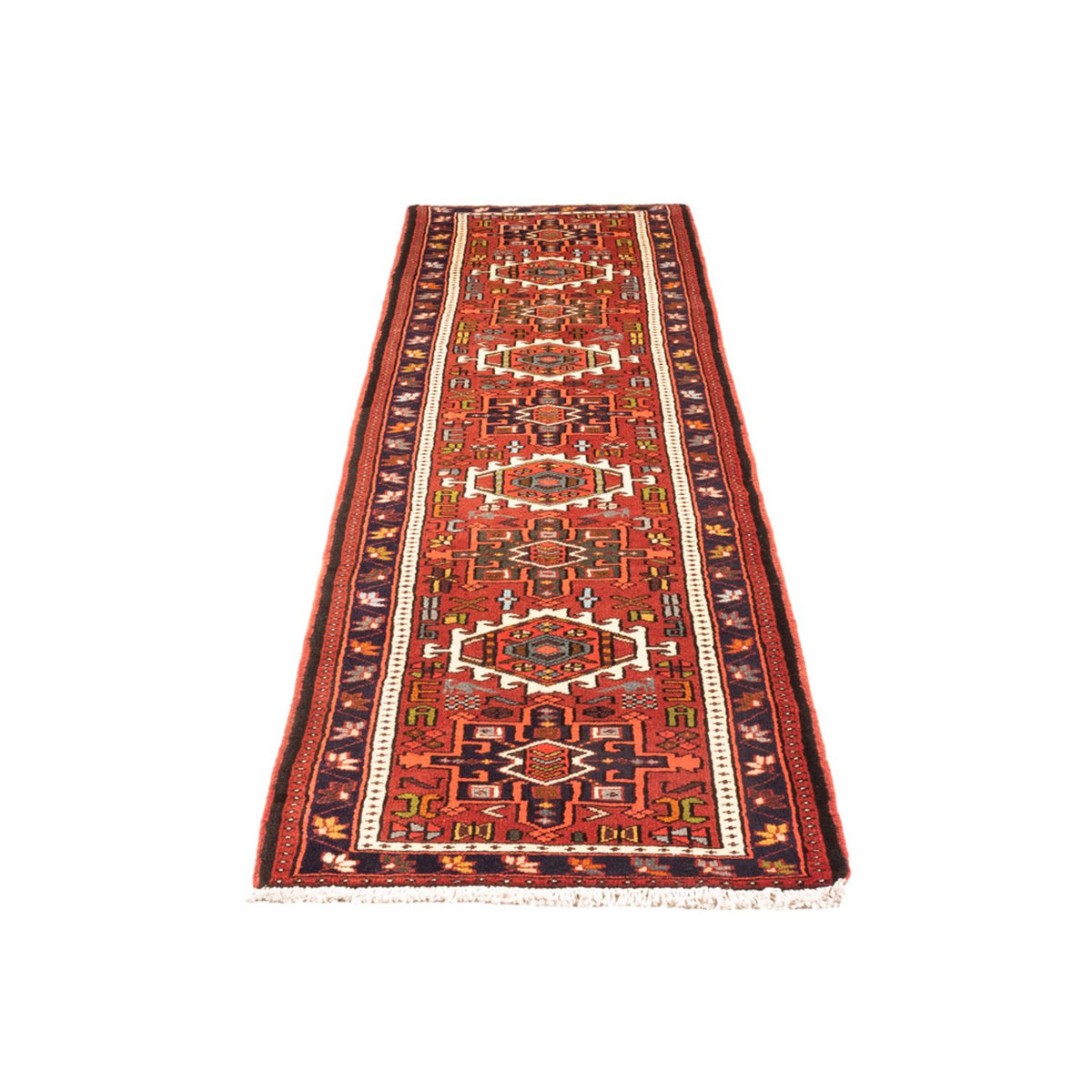 Alfombra de pasillo Alfombra persa - Nómada - 286 x 70 cm - rojo