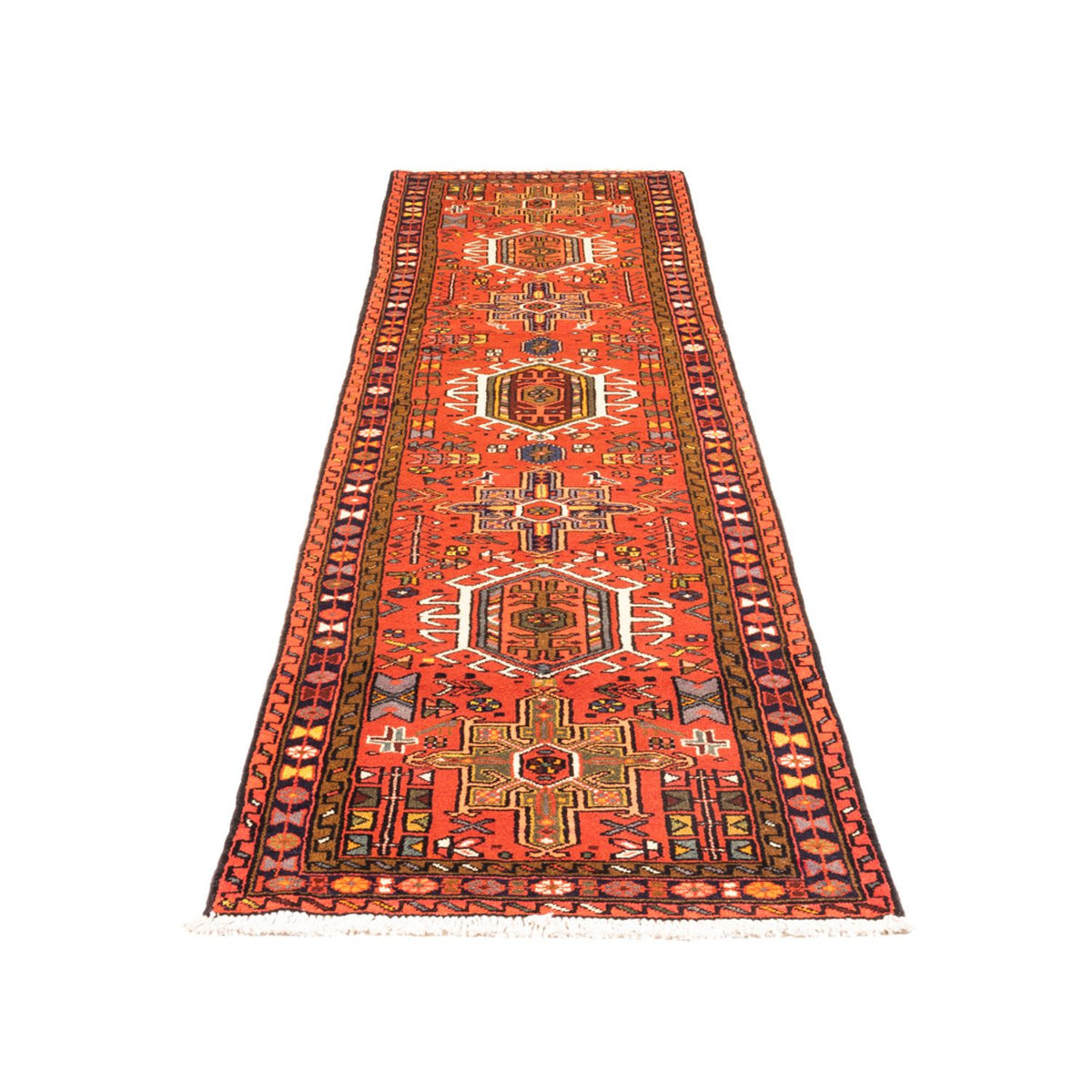 Alfombra de pasillo Alfombra persa - Nómada - 275 x 72 cm - rojo