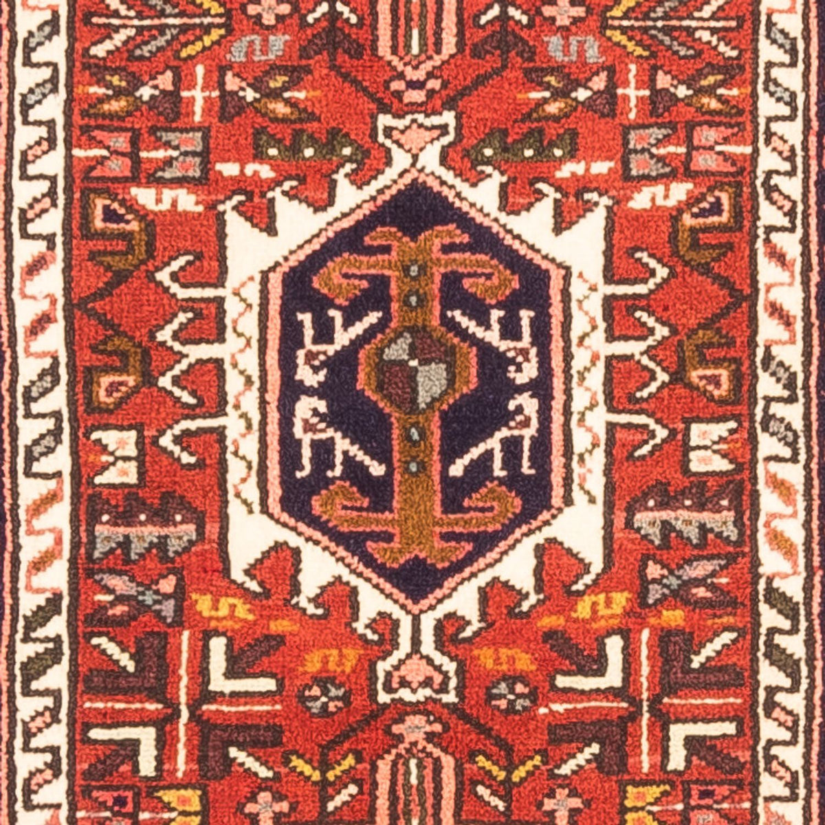 Alfombra de pasillo Alfombra persa - Nómada - 282 x 70 cm - rojo