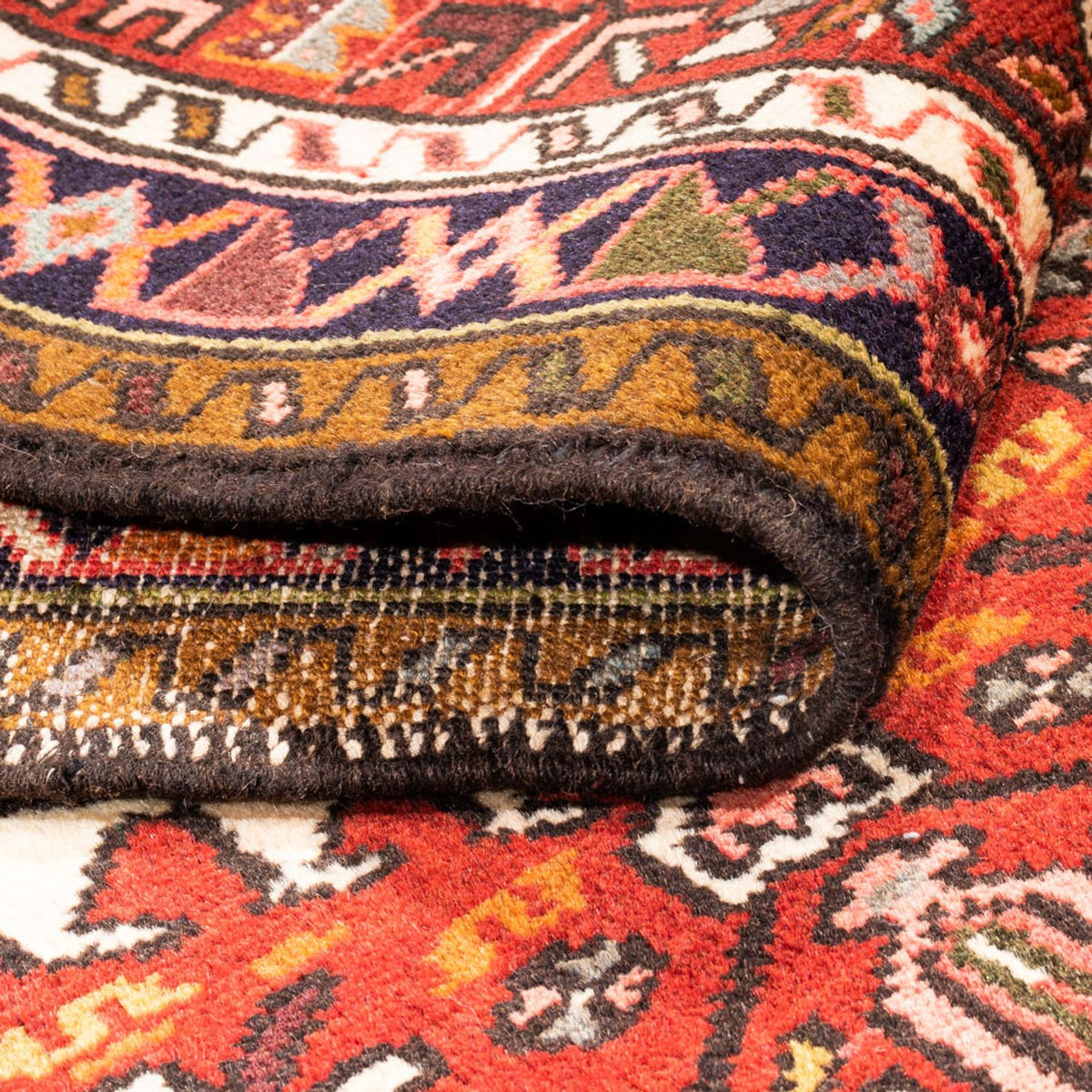 Alfombra de pasillo Alfombra persa - Nómada - 282 x 70 cm - rojo
