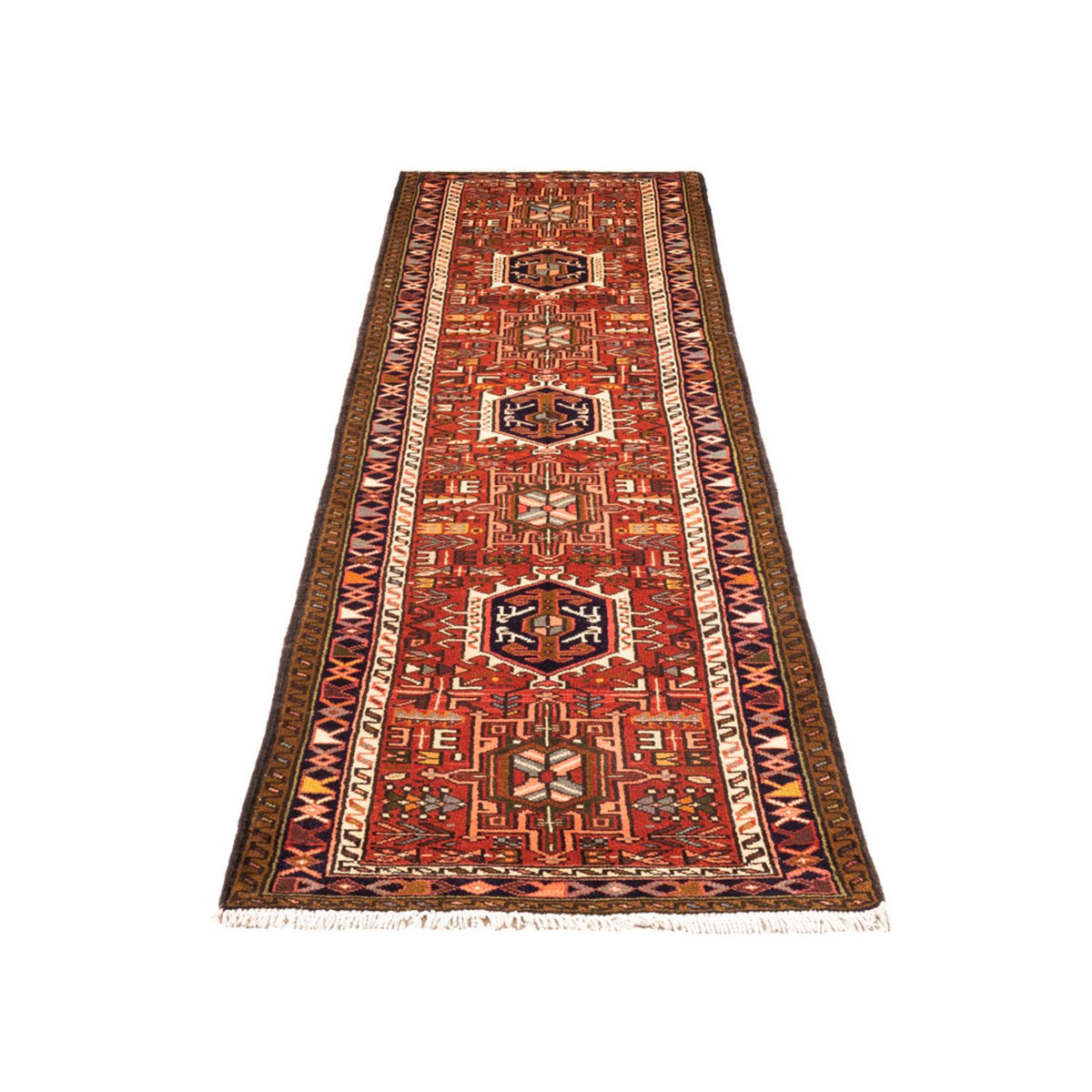 Alfombra de pasillo Alfombra persa - Nómada - 282 x 70 cm - rojo