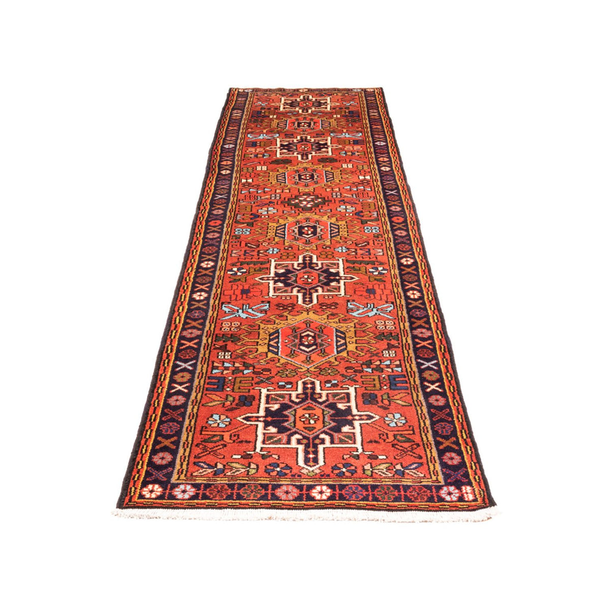 Alfombra de pasillo Alfombra persa - Nómada - 294 x 87 cm - rojo