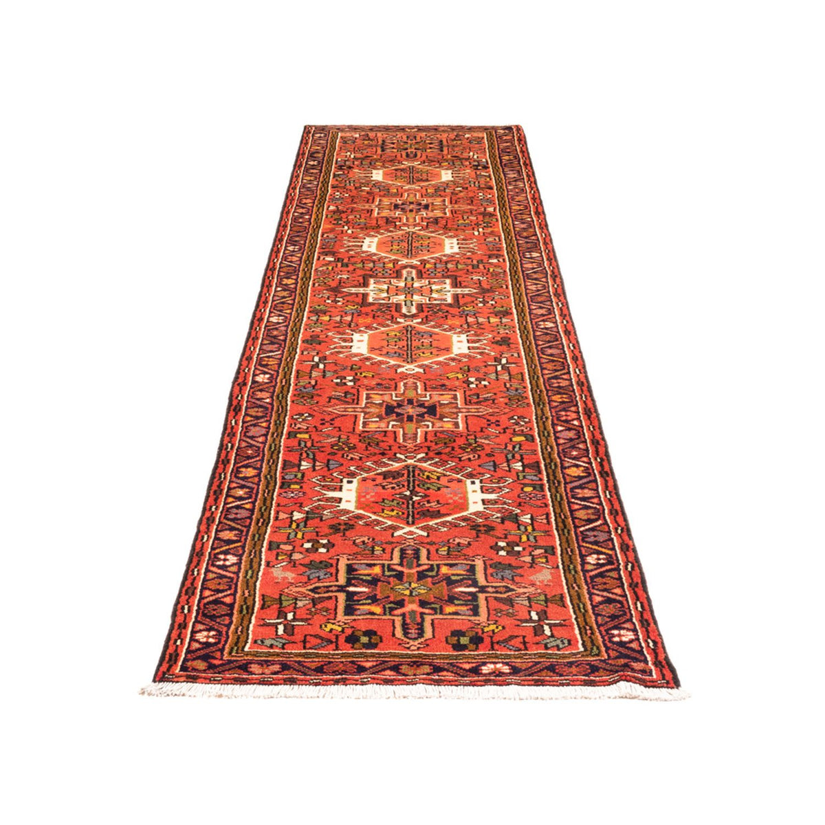 Alfombra de pasillo Alfombra persa - Nómada - 286 x 76 cm - rojo
