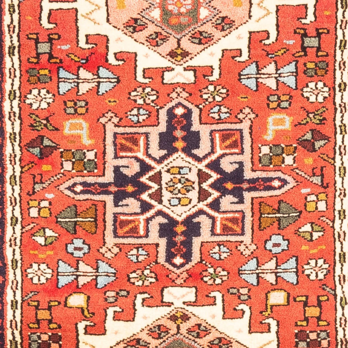 Alfombra de pasillo Alfombra persa - Nómada - 292 x 77 cm - rojo