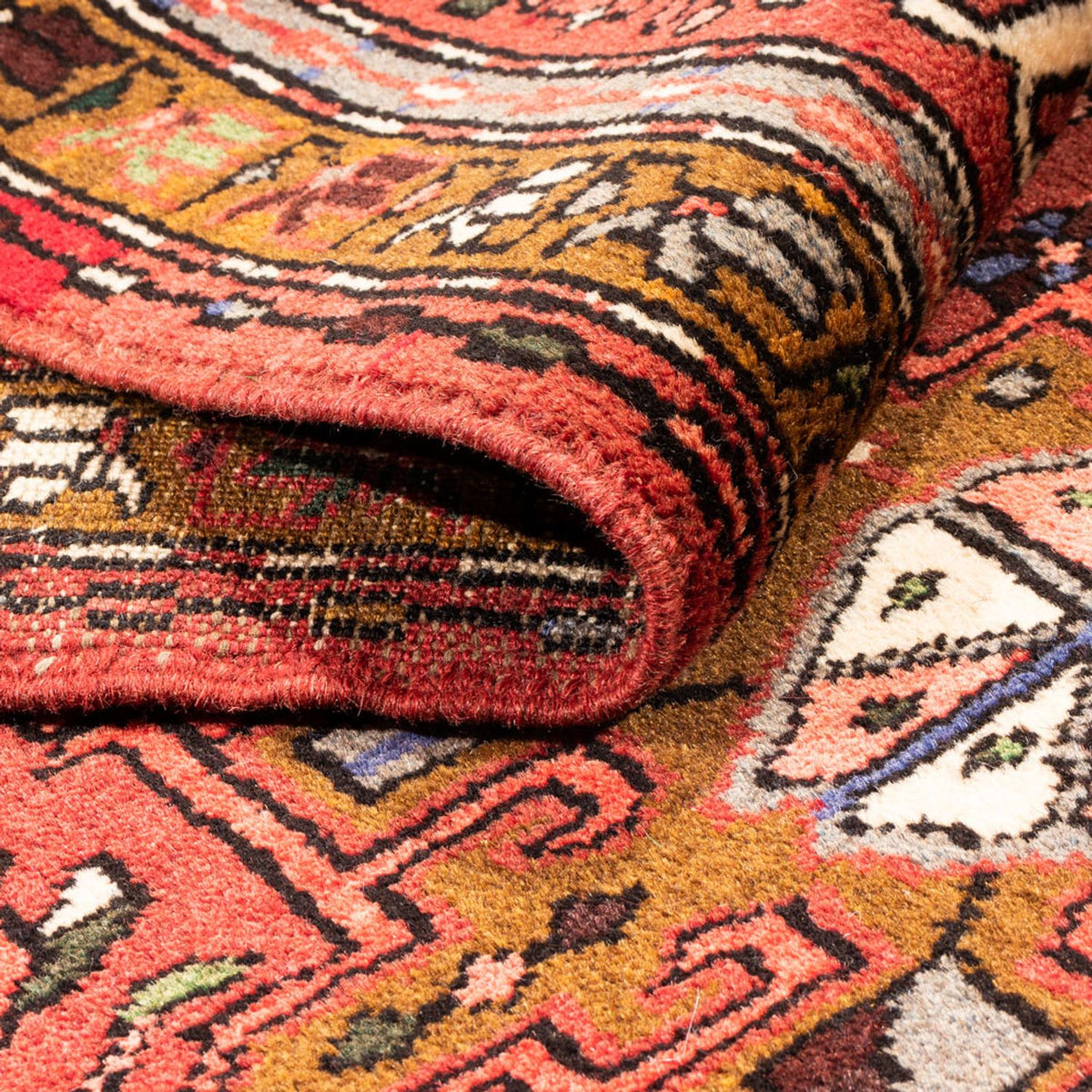 Alfombra de pasillo Alfombra persa - Nómada - 292 x 78 cm - rojo