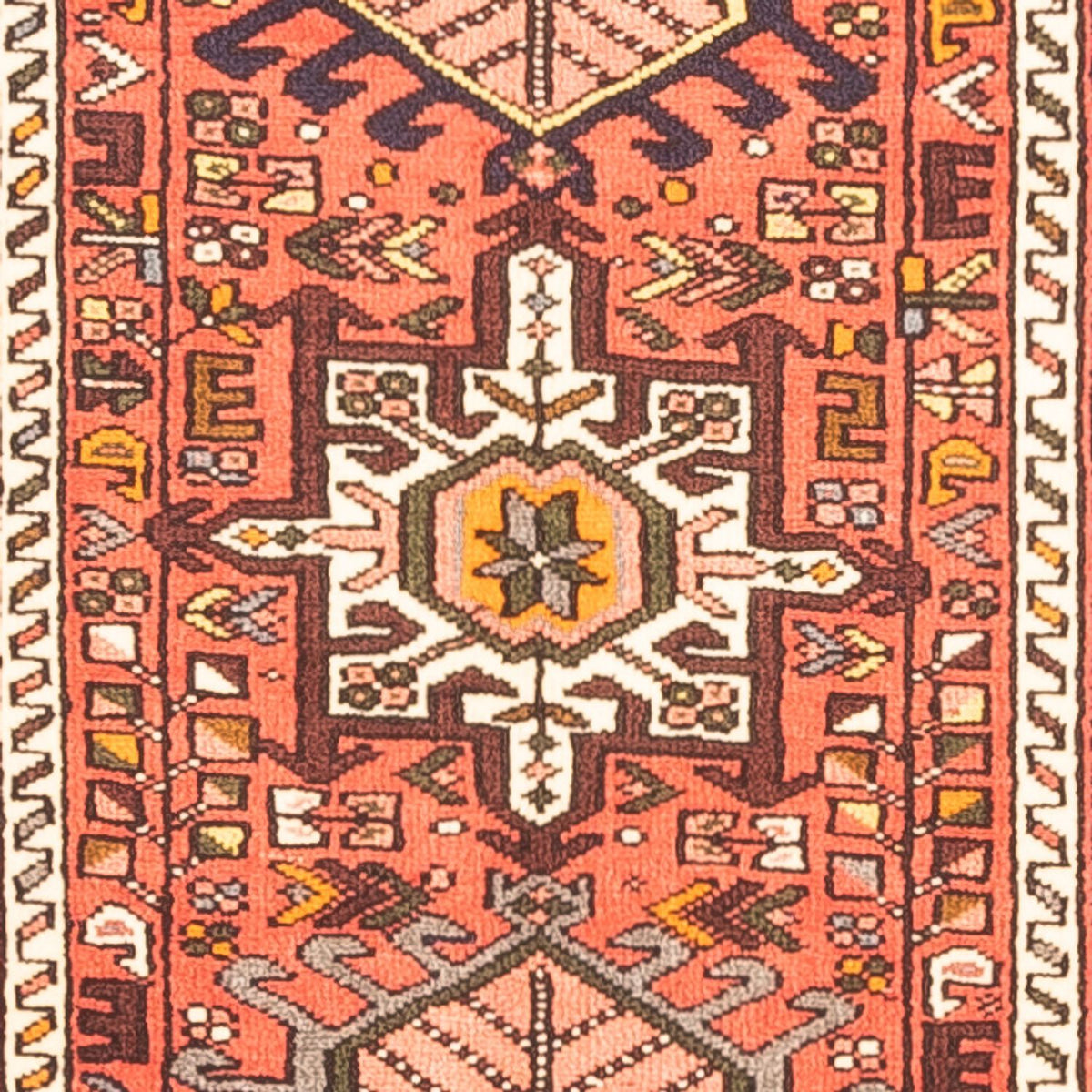 Alfombra de pasillo Alfombra persa - Nómada - 394 x 73 cm - rojo