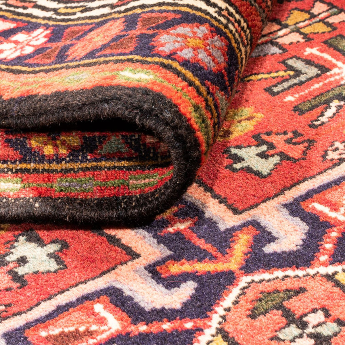 Alfombra de pasillo Alfombra persa - Nómada - 394 x 80 cm - rojo