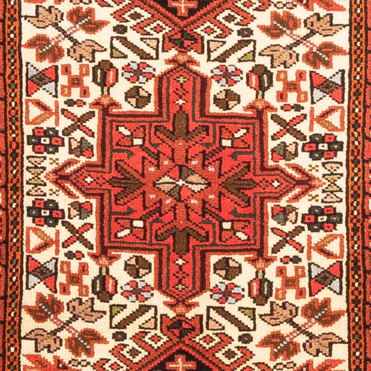 Alfombra de pasillo Alfombra persa - Nómada - 383 x 71 cm - rojo