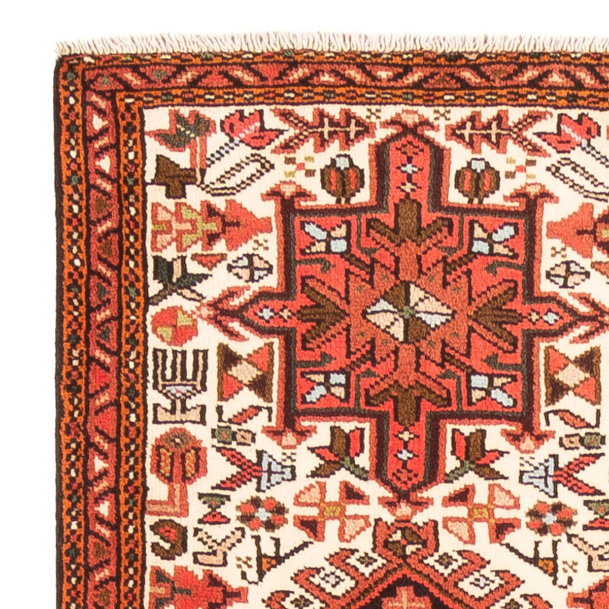 Alfombra de pasillo Alfombra persa - Nómada - 383 x 71 cm - rojo