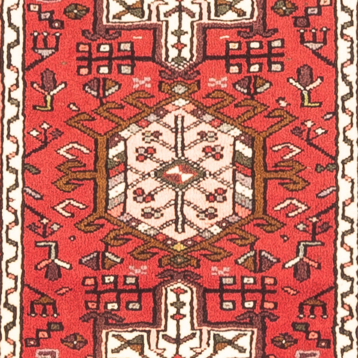 Alfombra de pasillo Alfombra persa - Nómada - 390 x 70 cm - rojo