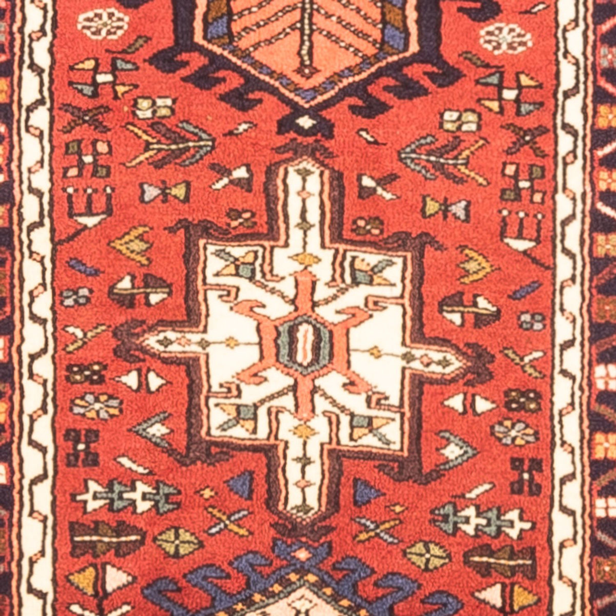 Alfombra de pasillo Alfombra persa - Nómada - 406 x 73 cm - rojo