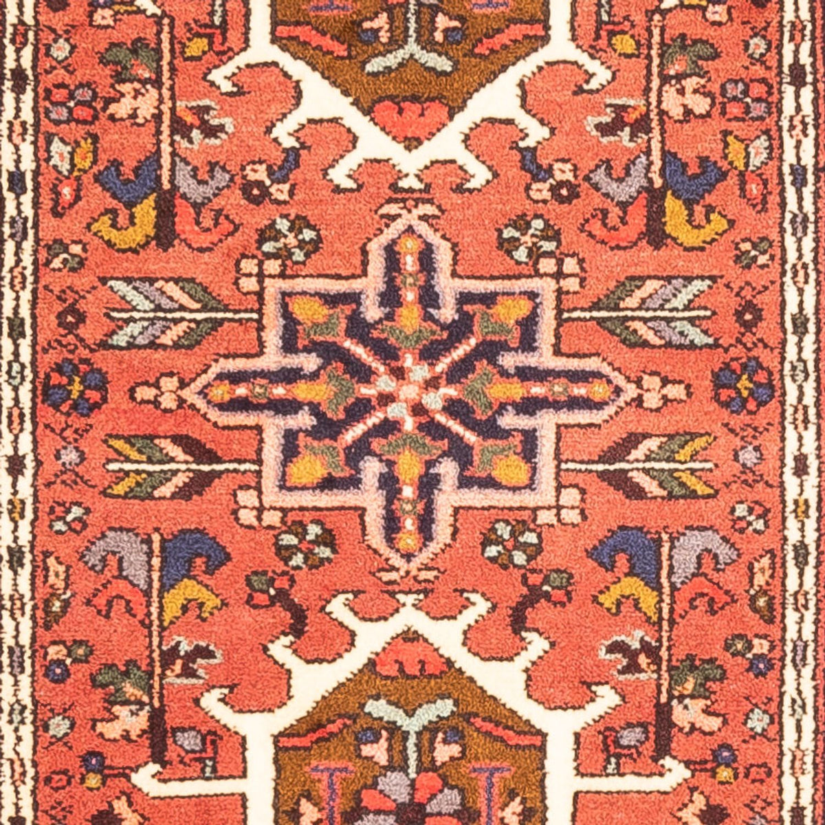 Alfombra de pasillo Alfombra persa - Nómada - 296 x 74 cm - rojo