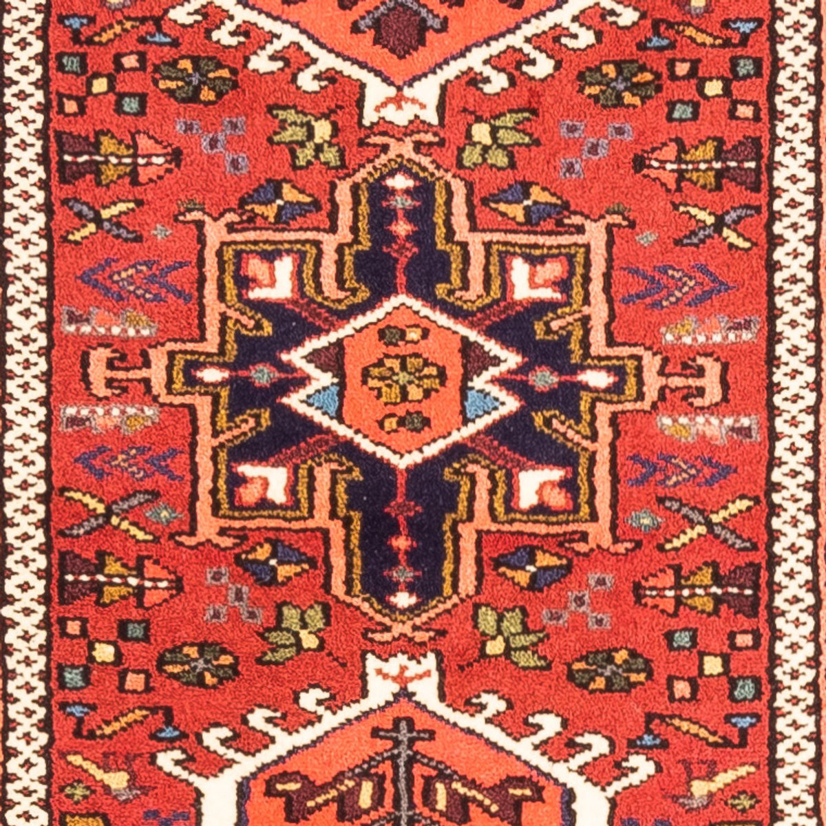Alfombra de pasillo Alfombra persa - Nómada - 288 x 74 cm - rojo