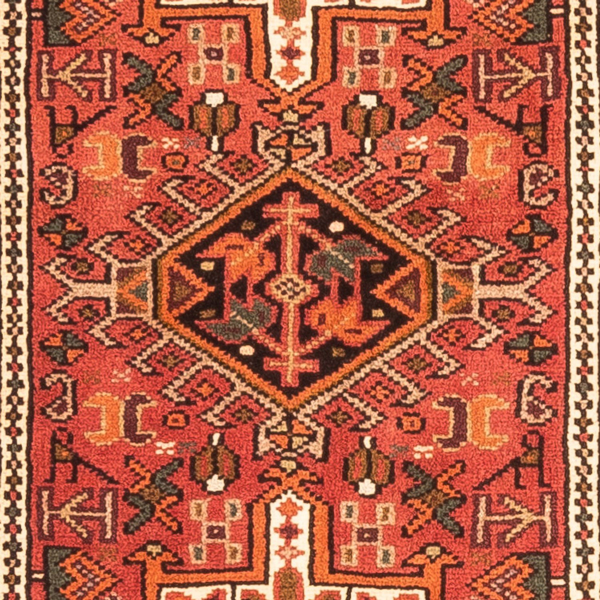 Alfombra de pasillo Alfombra persa - Nómada - 281 x 64 cm - rojo