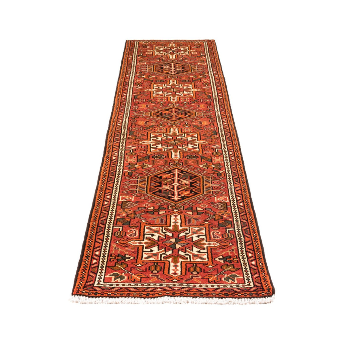 Alfombra de pasillo Alfombra persa - Nómada - 281 x 64 cm - rojo