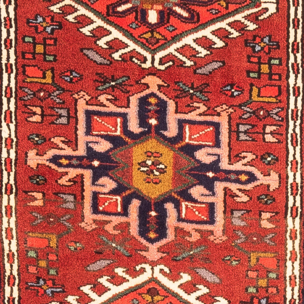 Alfombra de pasillo Alfombra persa - Nómada - 291 x 70 cm - rojo