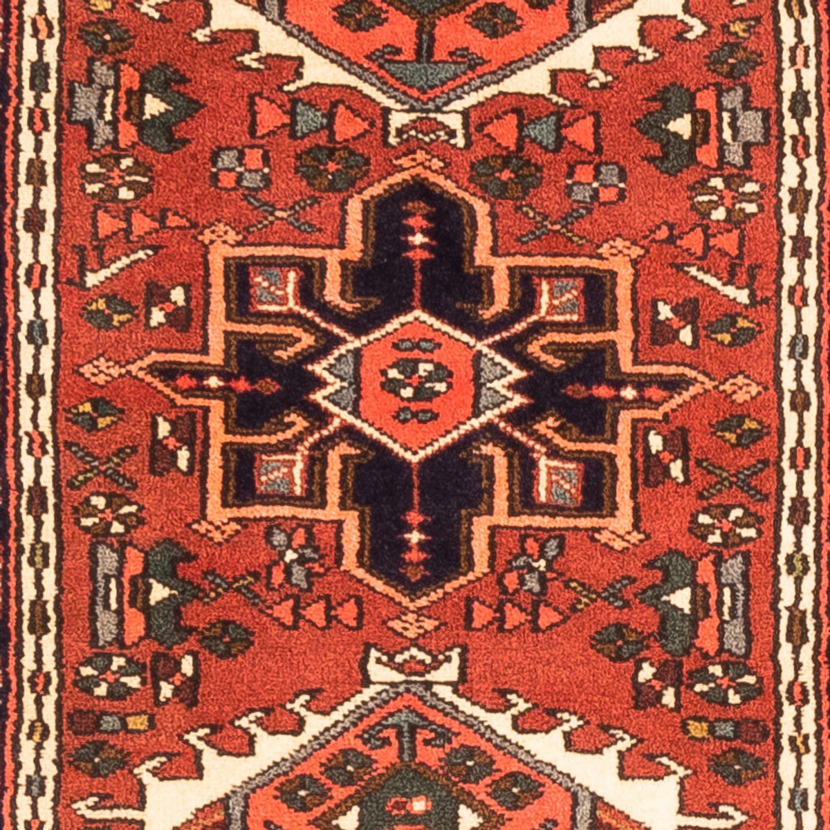 Alfombra de pasillo Alfombra persa - Nómada - 296 x 72 cm - rojo