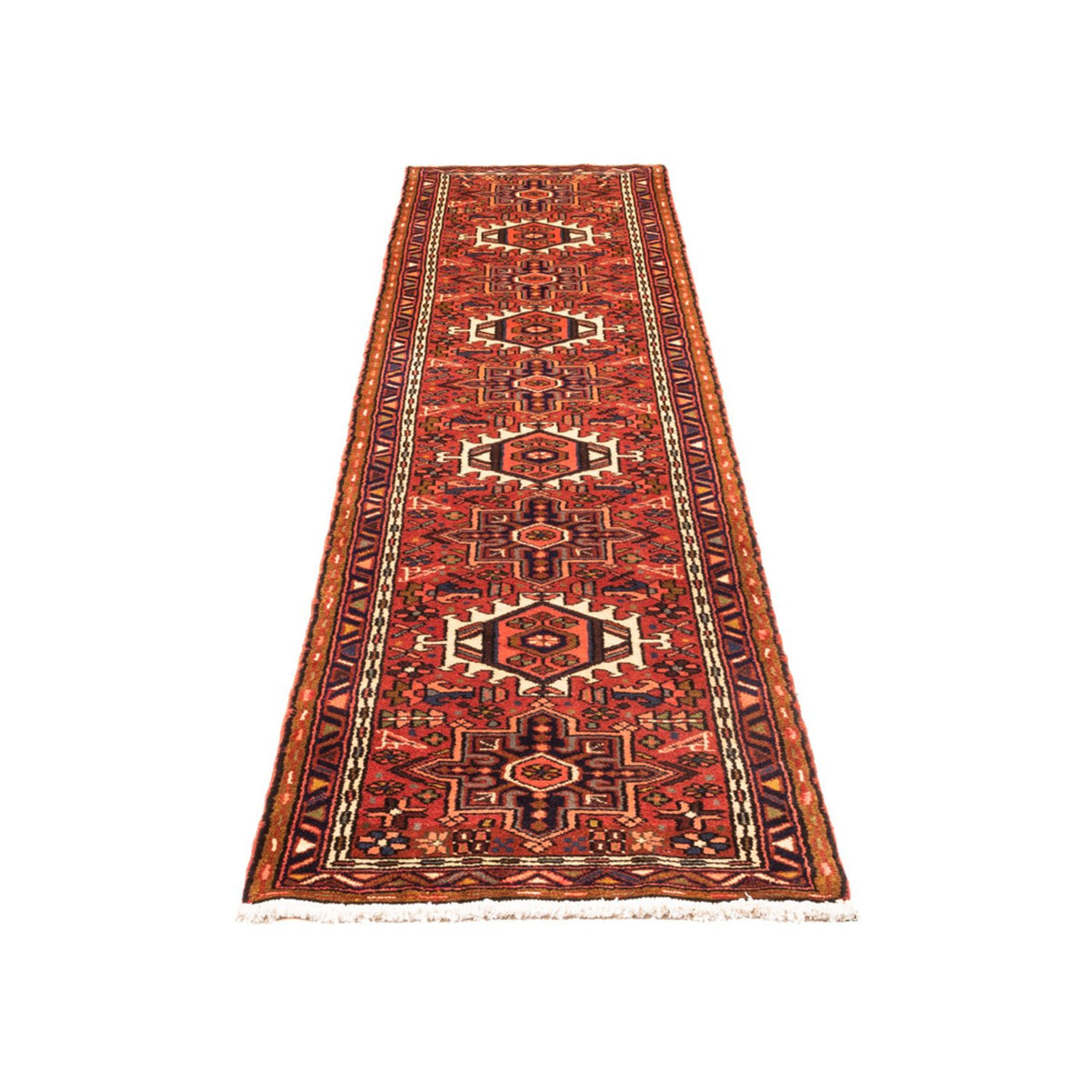 Alfombra de pasillo Alfombra persa - Nómada - 287 x 65 cm - rojo