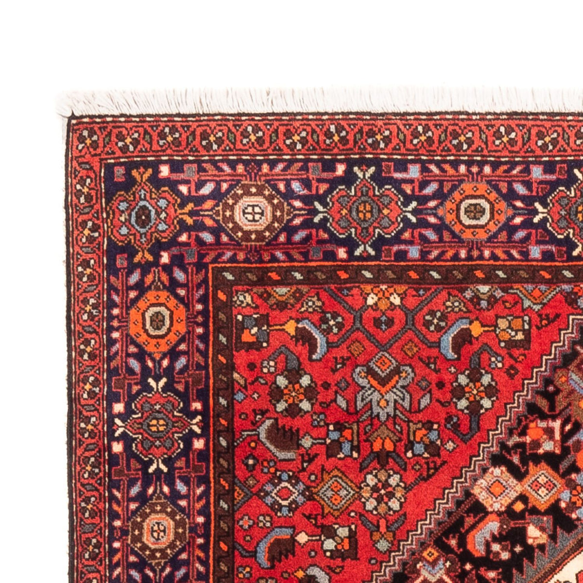 Alfombra persa - Nómada - 157 x 106 cm - azul oscuro
