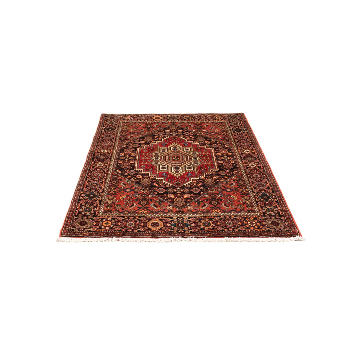 Alfombra persa - Nómada - 140 x 102 cm - azul oscuro