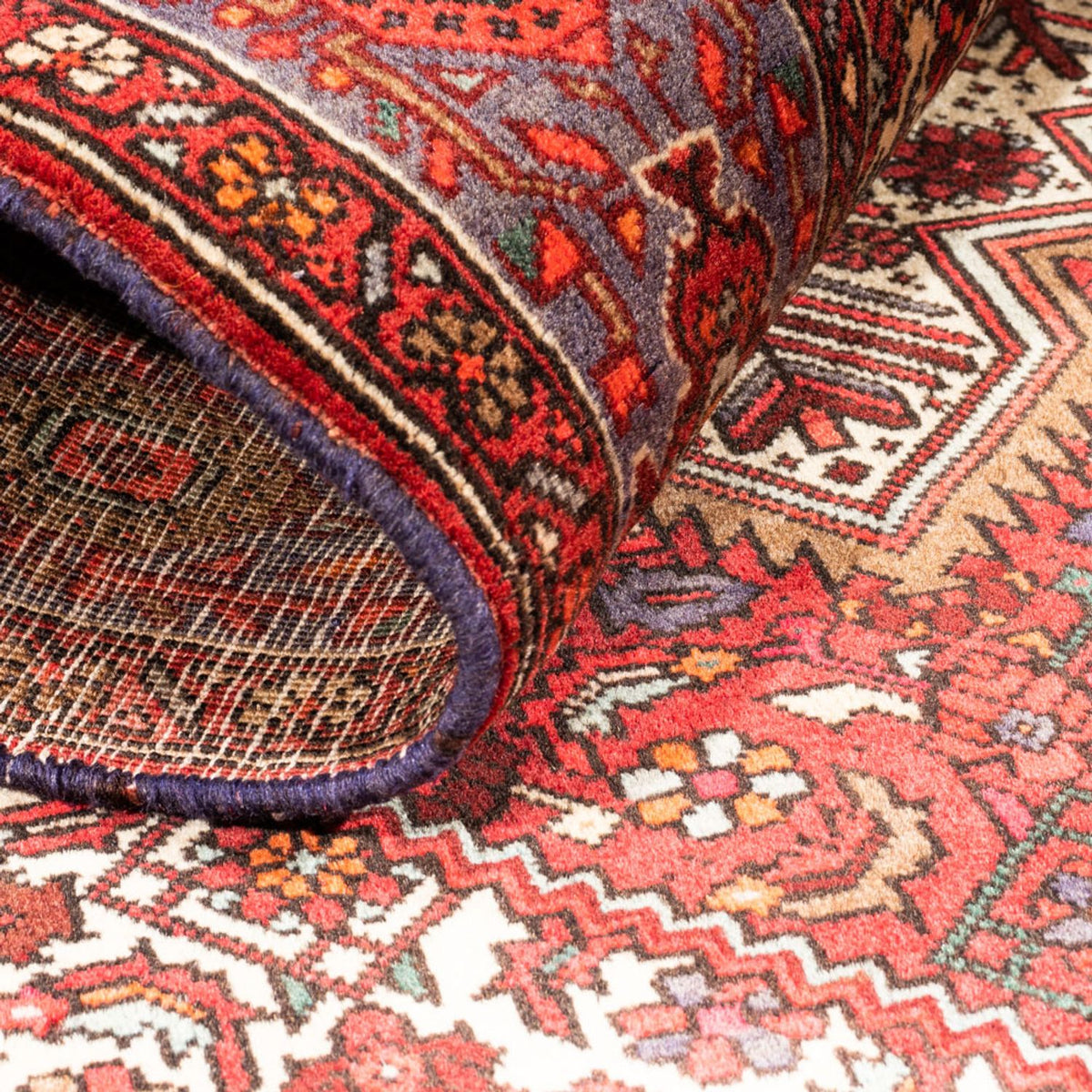 Alfombra persa - Nómada - 152 x 102 cm - rojo