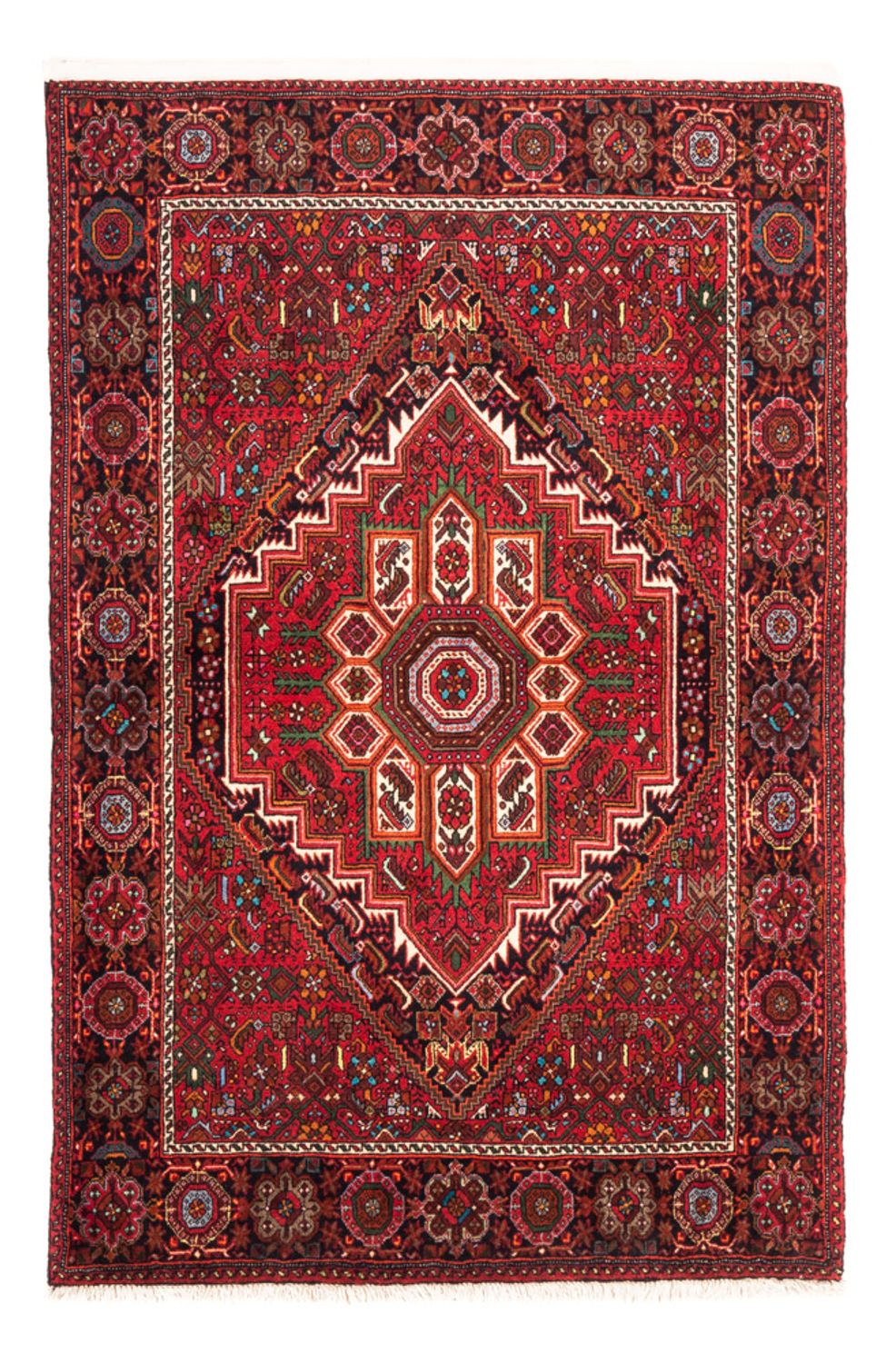 Alfombra persa - Nómada - 157 x 100 cm - rojo