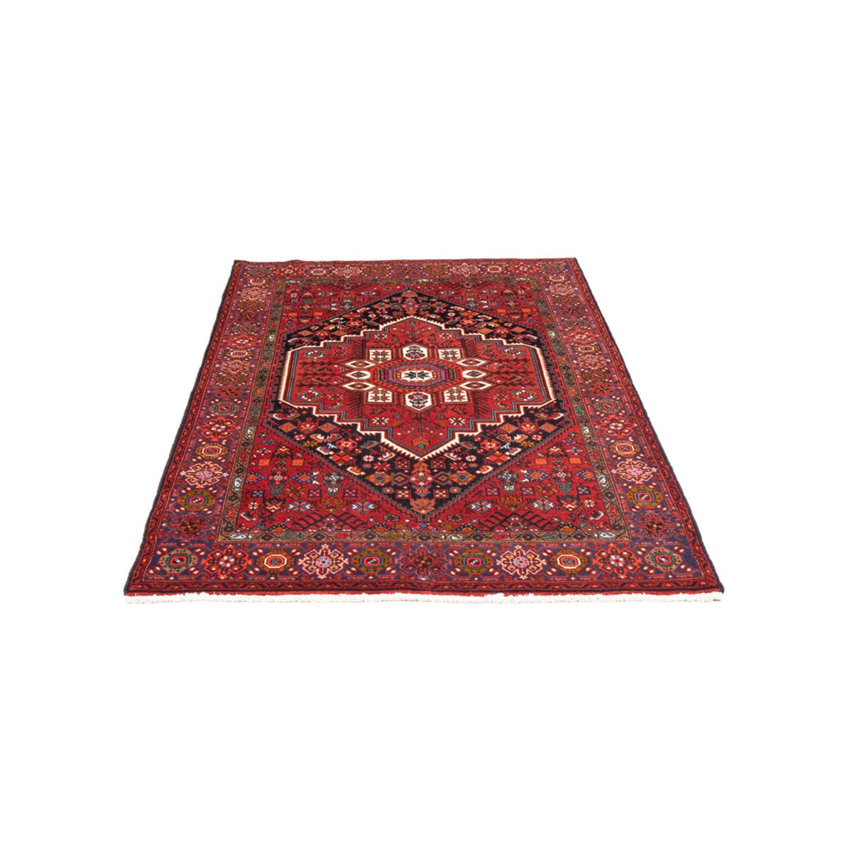 Alfombra persa - Nómada - 159 x 110 cm - rojo