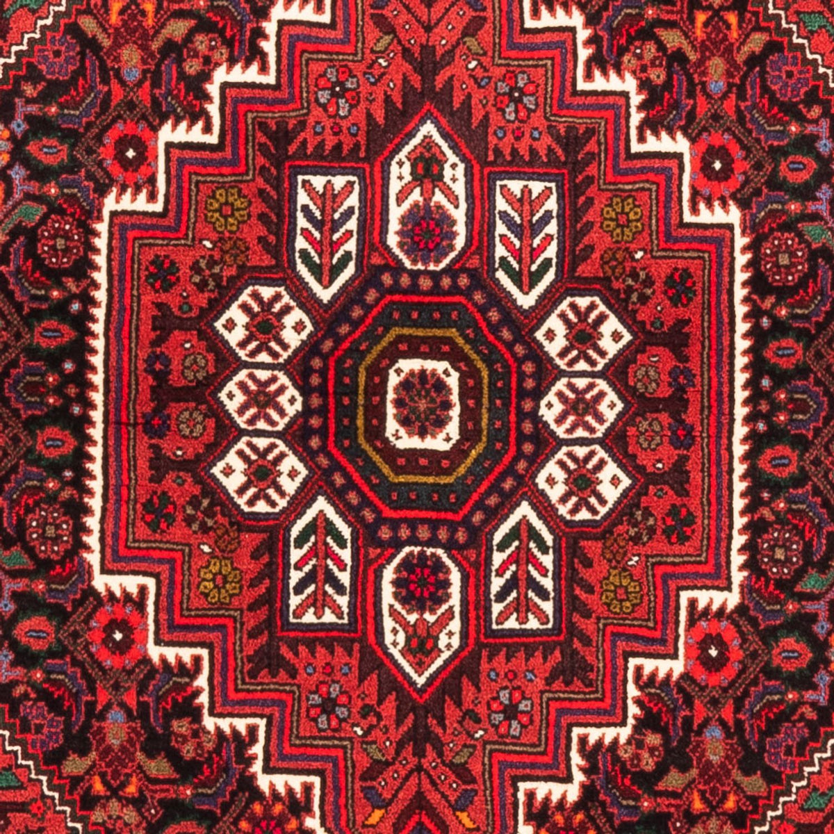 Alfombra persa - Nómada - 155 x 105 cm - rojo