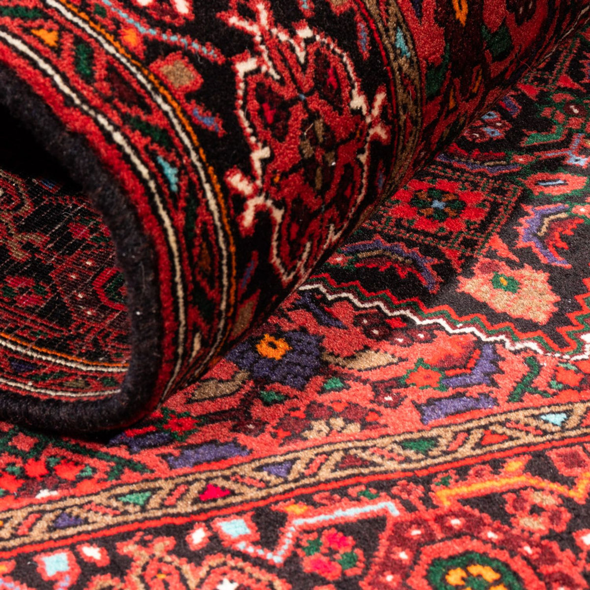Alfombra persa - Nómada - 155 x 105 cm - rojo