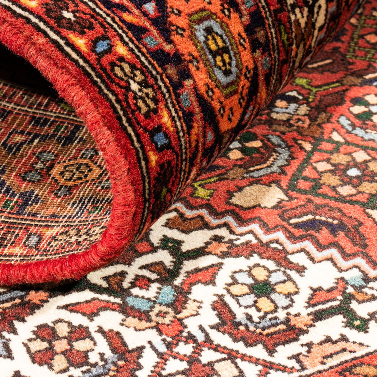 Alfombra persa - Nómada - 157 x 105 cm - rojo