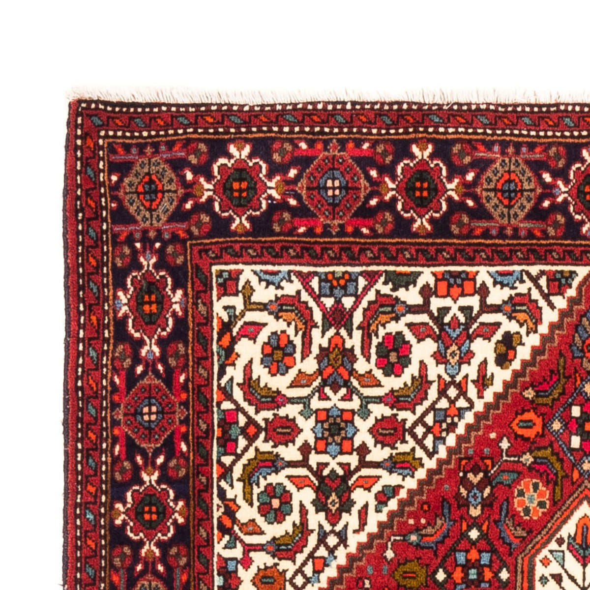 Alfombra persa - Nómada - 156 x 108 cm - rojo