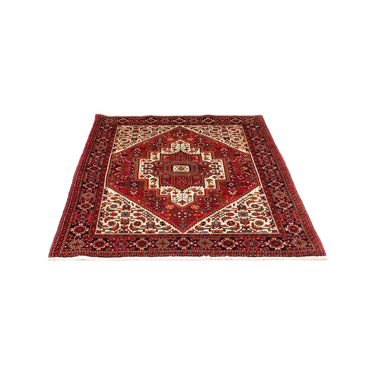 Alfombra persa - Nómada - 156 x 108 cm - rojo