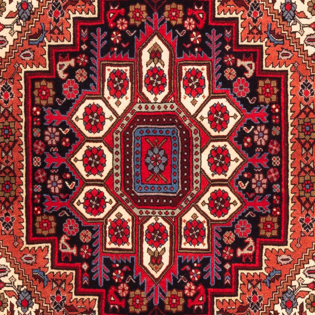 Alfombra persa - Nómada - 155 x 108 cm - beige