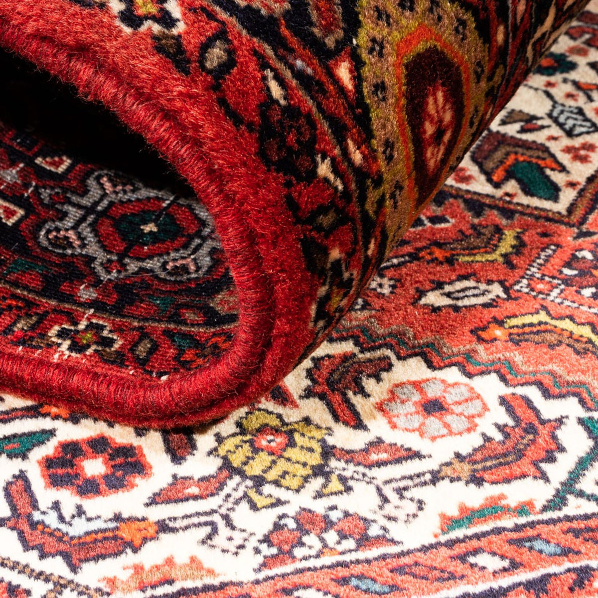 Alfombra persa - Nómada - 159 x 105 cm - beige