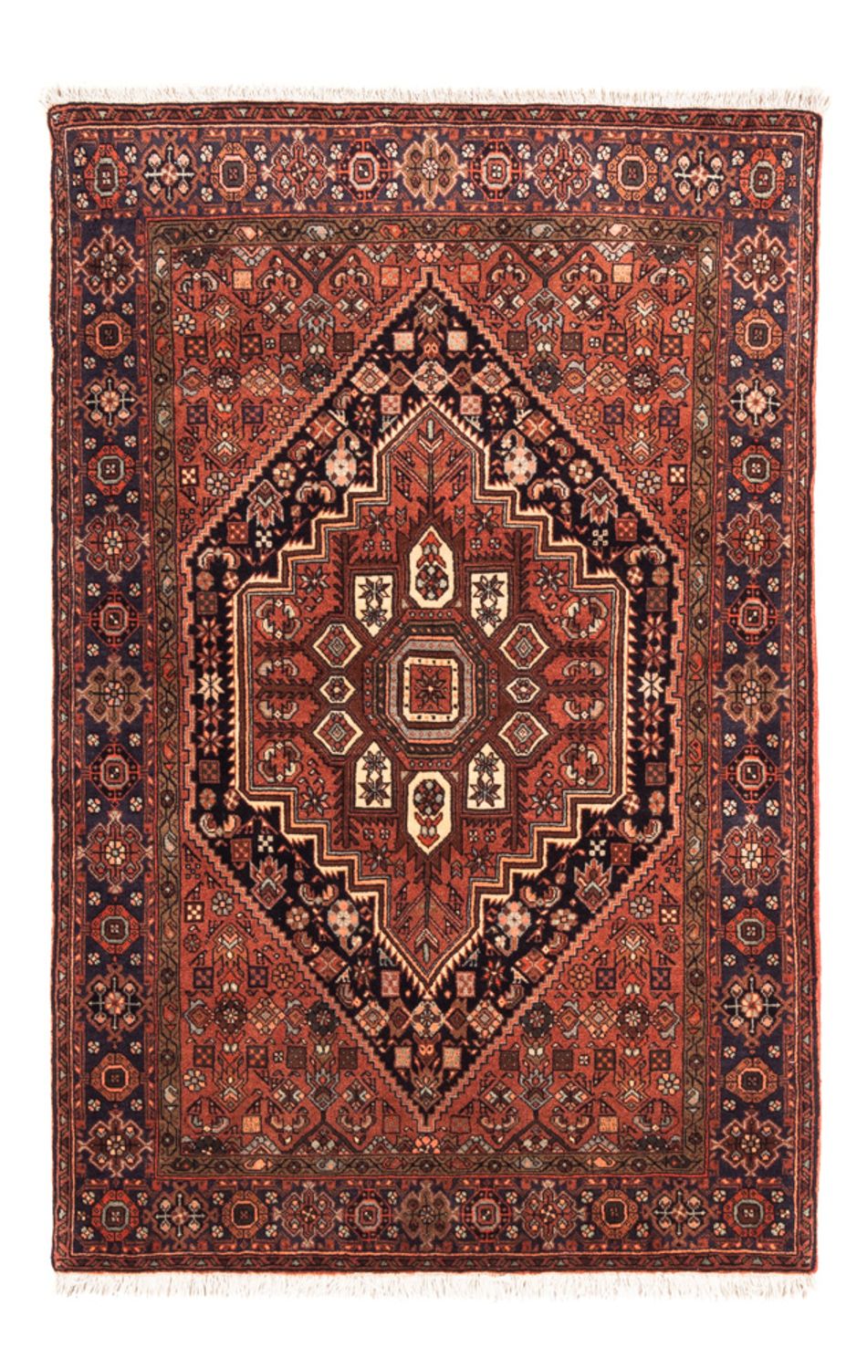 Alfombra persa - Nómada - 138 x 94 cm - óxido