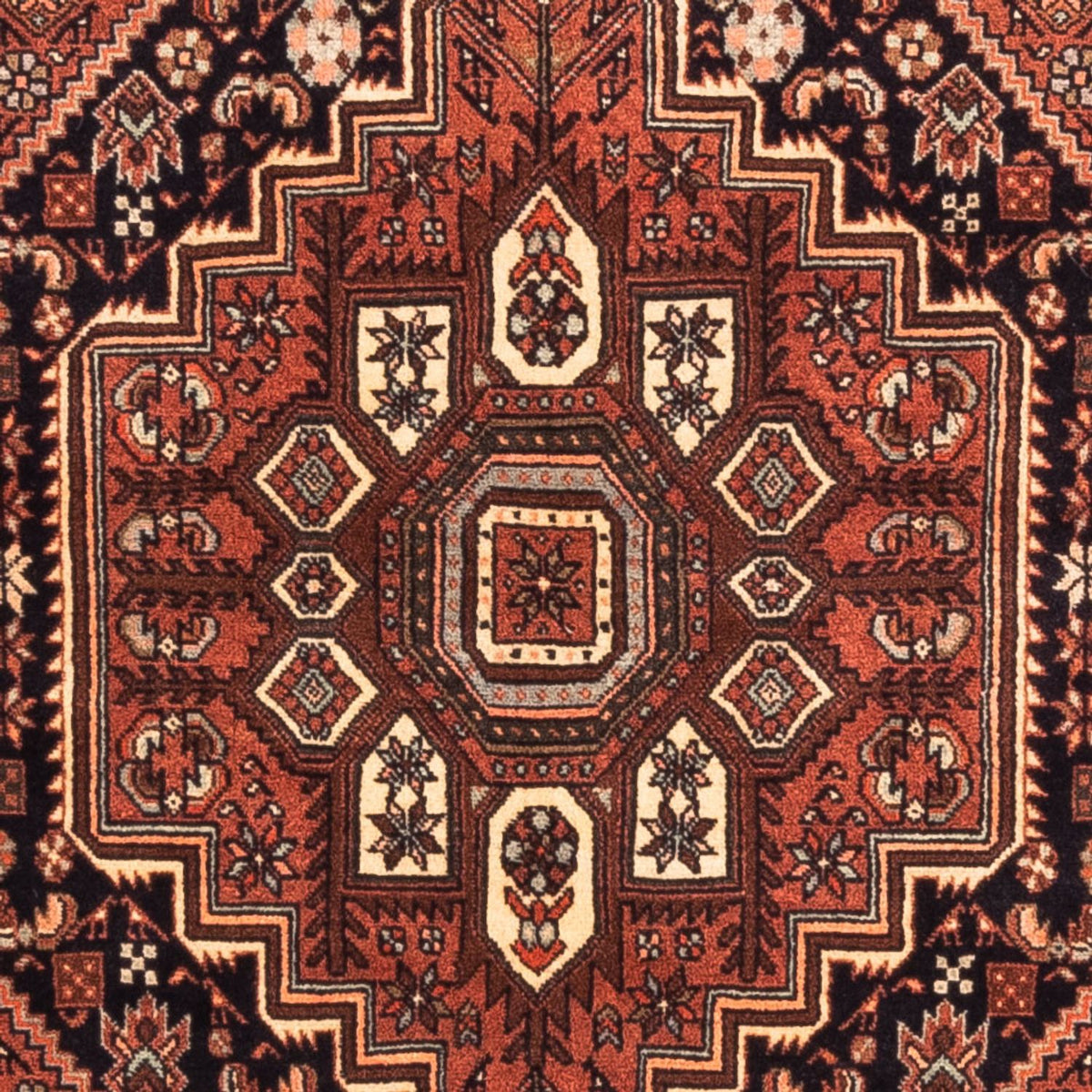 Alfombra persa - Nómada - 138 x 94 cm - óxido